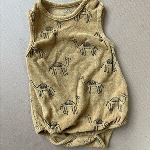 Camel Terry romper